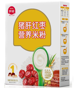 Eastwes 伊威 猪肝红枣营养米粉250g  11.45元（22.9元，4件5折）