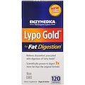 Enzymedica,LypoGold，优化脂肪消化，120粒胶囊