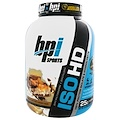 BPI Sports, ISO HD，水解乳清蛋白粉，花生酱糖果条，5.3磅（2,398克）