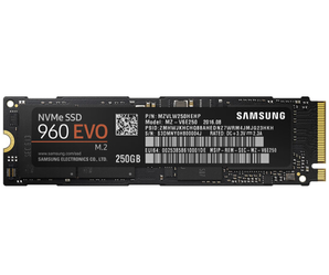 三星 960 EVO 250G M.2 NVMe 固態(tài)硬盤 