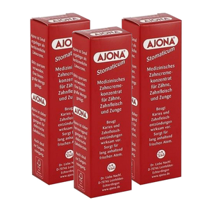 Ajona 濃縮型藥用抗菌消炎牙膏 25ml*3支  