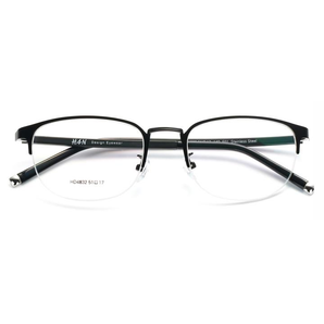 HAN HD4832 不锈钢光学眼镜架+HAN 1.60防蓝光非球面树脂镜片    89元包邮（需用码）