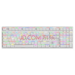 ikbc RGB F-108 幻彩背光机械键盘 108键原厂Cherry轴 白色 红轴 游戏键盘 绝地求生 吃鸡键盘619元
