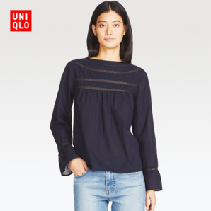 UNIQLO優(yōu)衣庫(kù) 女裝全棉蕾絲上衣407103