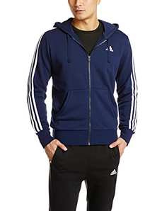 adidas 男士針織連帽茄克 S9878