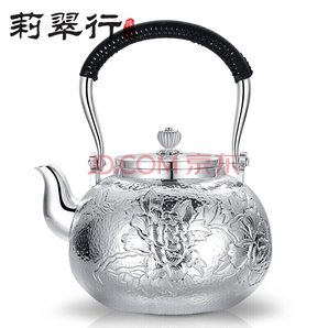 莉翠行（LICUIHANG） 日式手工银壶烧水壶雪花银茶壶S999 约850克