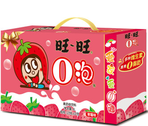 旺旺 旺仔 O泡果奶礼盒 草莓味 125ml*32  34.3元(99-50)