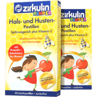 德国zirkulin哲库林进口儿童蜂胶润喉糖水果润喉无糖型含片30粒*2