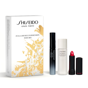 Shiseido资生堂全方位三件套装睫毛膏8ml+口红2.5g+卸妆液30ml