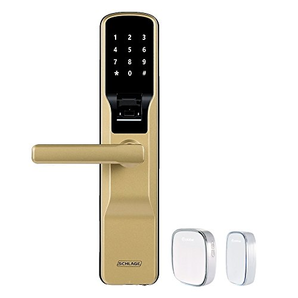 Schlage 美国西勒奇 智能密码锁指纹锁 SE201 时尚金 电子锁