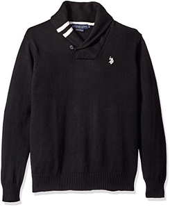 限尺碼！U.S. Polo Assn. Solid男士套頭衫
