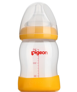 PLUS会员！ pigeon 贝亲 AA81 宽口径PP塑料奶瓶 160ml  25.5元（299-150券）