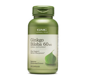 GNC 銀杏精華素片 60mg 100粒