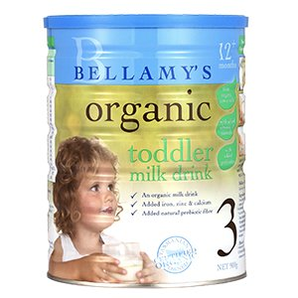 BELLAMY'S 贝拉米 有机婴幼儿牛奶粉 3段 900g 149元包邮