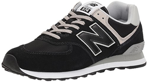 New Balance 男式 iconic 574運動鞋 黑色 9.5 D(M) US 