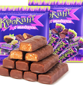 香浓幼滑！KDV俄罗斯巧克力紫皮糖500g