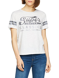 18年新款，国内￥319 Superdry 极度干燥 女士纯棉休闲T恤 2色