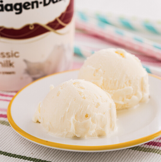 hagen·dazs 哈根达斯 牛乳口味 冰淇淋 82g