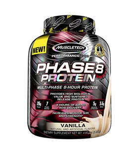 Muscle Tech Phase 8蛋白粉 香草味 4.6磅（2.09kg） 