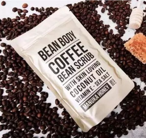 范冰冰推薦！BEAN BODY 麥盧卡蜂蜜咖啡身體磨砂膏 220g