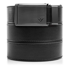 SlideBelts Vegan Leather Ratchet 男士真皮腰帶