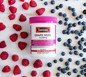 prime会员!SWISSE Ultiboost 葡萄籽精华片 300 粒 含税到手约¥129.51