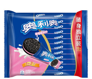 奥利奥 Oreo 夹心饼干草莓味 349g