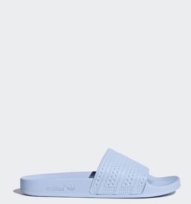 女生可穿！adidas adilette Slides 男士拖鞋 三色可選