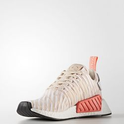 限尺碼： adidas 阿迪達(dá)斯 NMD_R2 Primeknit 女子款休閑運(yùn)動(dòng)鞋 *2件 $134.98（約￥1007元，合￥503.5/件）