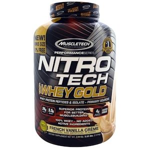 Muscletech 肌肉科技金装乳清蛋白粉 2.51公斤