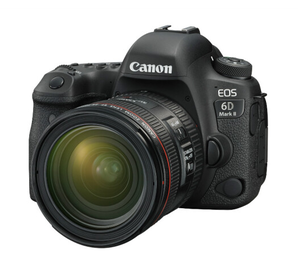 Canon 佳能 EOS 6D Mark II（EF 24-70mm f/4L）全画幅单反相机套机