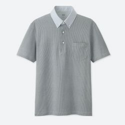 Uniqlo 優(yōu)衣庫 AIRism襯衫領(lǐng)POLO衫(短袖)  59元