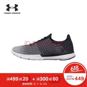 Under Armour 安德瑪 UA男子Slingwrap跑步鞋-1298562 白色104 42.5