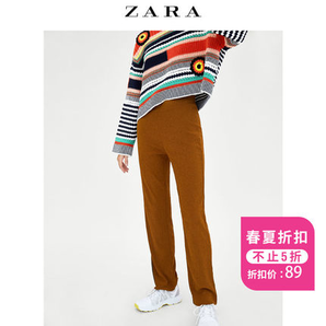 ZARA TRF女装质感裤子06050075700