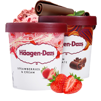 Häagen·Dazs 哈根达斯 冰淇淋 400g*2桶 *2