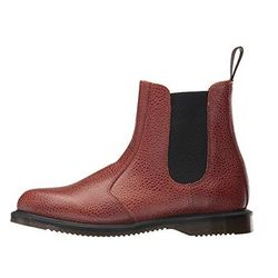 Dr. Martens Flora 女士真皮切爾西靴