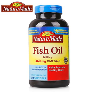 Nature Made fish oil 深海鱼油软胶囊220粒 