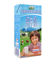 奥地利原装进口 绿林贝超高温灭菌UHT全脂纯牛奶1L*6