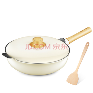 九陽（Joyoung）32cm輕奢派不粘炒鍋電磁爐通用鍋具CLT3255D