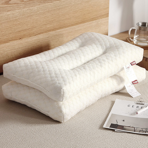 胶枕头枕芯泰国橡胶枕100%纯天然乳胶枕整头记忆枕一对护颈枕成人