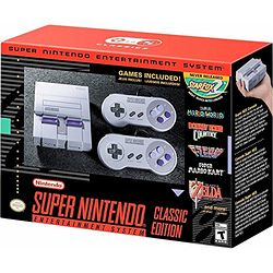 Nintendo 任天堂 SNES Classic Mini 复刻游戏主机 $79.99（约¥620）