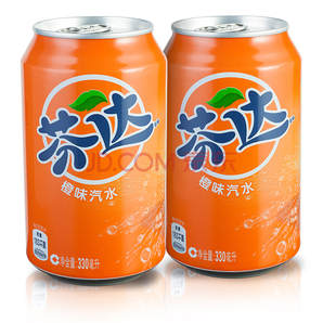Fanta 芬达 橙味汽水饮料 碳酸饮料 330ml*24罐  39.9元