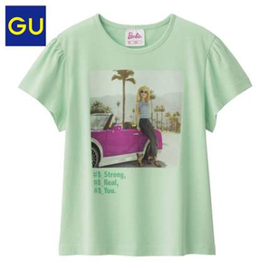 GU 极优 Barbie系列 302019 女童印花T恤 29元包邮