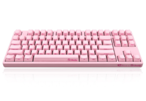 AKKO Ducky 3087 PBT 侧刻 机械键盘 87键 Cherry 粉色 茶轴319元