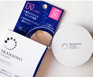 新晉網紅！ TRANSINO 第一三共 美白防曬蜜粉餅 12g