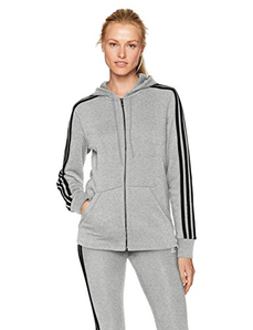 經(jīng)典款 adidas 女款灰色拉鏈外套夾克