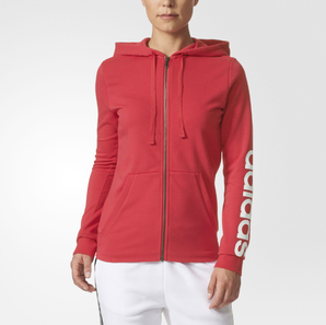 adidas 阿迪達斯 Essentials Linear 女士運動衛(wèi)衣