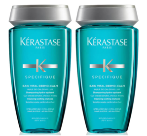 Kerastase 卡詩 Dermo Calm 藍瓶舒緩絲盈洗發(fā)水 雙瓶 250ml*2