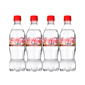 日本網(wǎng)紅可樂(lè)！Coca Cola 可口可樂(lè) 零度可樂(lè) 檸檬味 500ml*4瓶