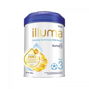 Illuma惠氏 港版啟賦 嬰幼兒配方奶粉3段(HMO)900g 包郵包稅